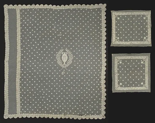 Lace Bed Canopy and Pillow Slips