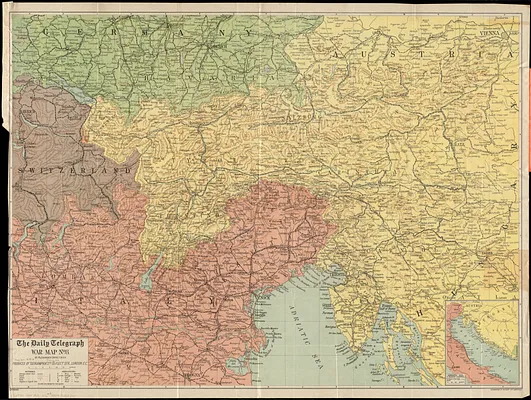 The Daily Telegraph war map no. 8
