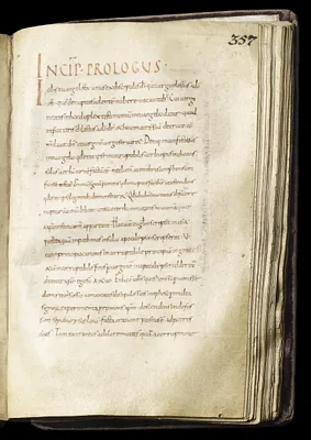 Leaf from Freising Gospels