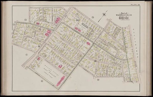 Atlas of the city of Cambridge, Massachusetts