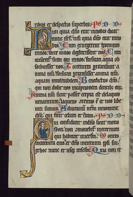 Historiated Initial ""Q"" with an Apostle