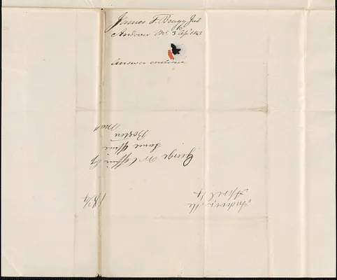 James F. Bragg to George Coffin, 3 April 1843