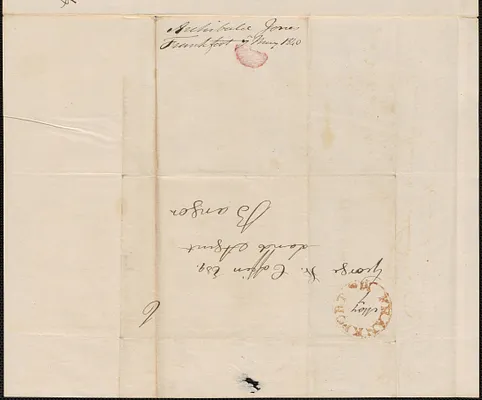 Archibald Jones to George Coffin, 7 May 1840