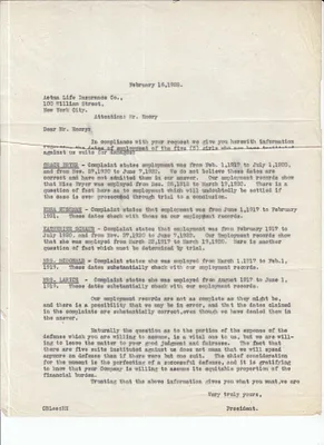 Letters Sent to Mr. Emory [Burton E. Emory], February 16, 1928