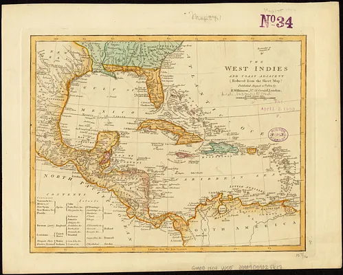 The West Indies and coast adjacent