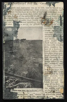 Metal Plate of "Northward over the 'Great Ice'"