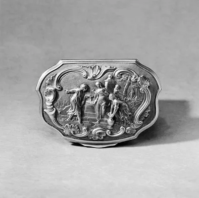 Snuffbox with Eleazar and Rebekah at the Well