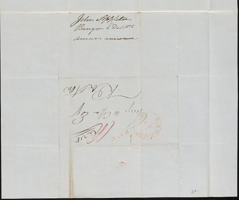 John Appleton to George Coffin, 6 December 1838