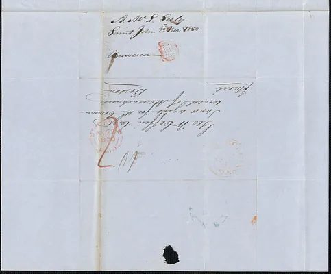 A. W. L. Seely to George Coffin, 22 November 1850