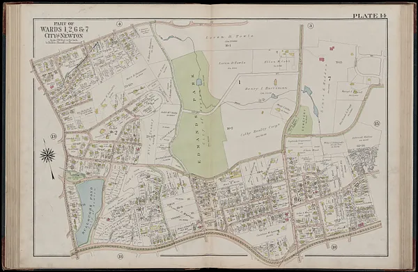 Atlas of the city of Newton, Massachusetts