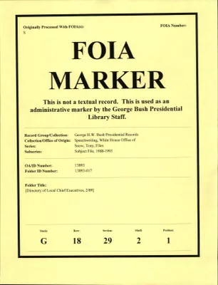 [Directory of Local Chief Executives, 2/89]