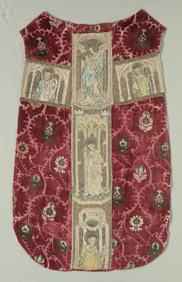 Chasuble Back with Embroidered Orphrey Band