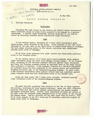 Memorandum, Daily Korean Bulletin