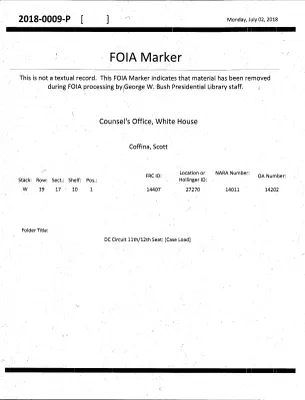 DC Circuit 11th/12th Seat: [Case Load]