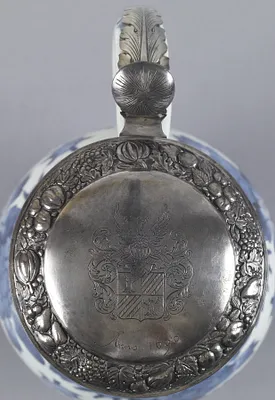 Handled Vessel with Silver Lid