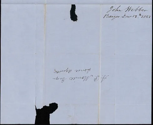 John Webber to Anson P. Morrill, 13 December 1851