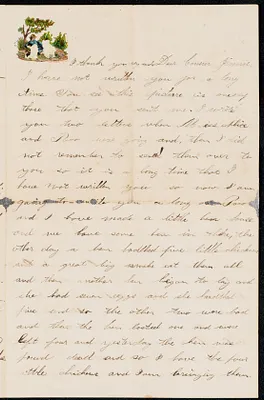 Letter to cousin Jimmie [et al.] from cousin Rosa Carret, n.d.