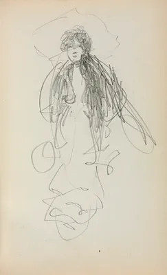 Italian Sketchbook: Standing Woman (page 219)