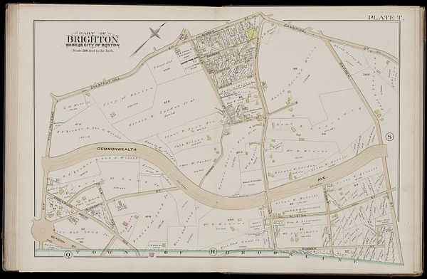 Atlas of the town of Brookline, Norfolk County, Massachusetts