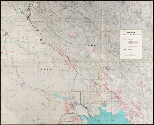 Iraq-Iran, central and southern border areas