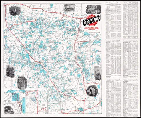 The great north woods tourist and fishing district of Wisconsin