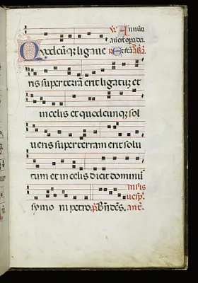 Leaf from Antiphonary