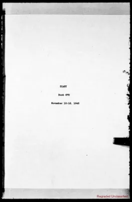 Volume 675, November 10 – November 12, 1943