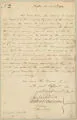 Letter, 1781 March 13, Boston [Mass.], [to] Major General William Heath, West Point