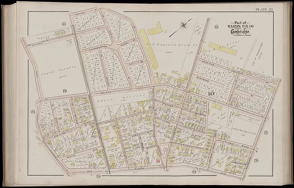 Atlas of the city of Cambridge, Massachusetts