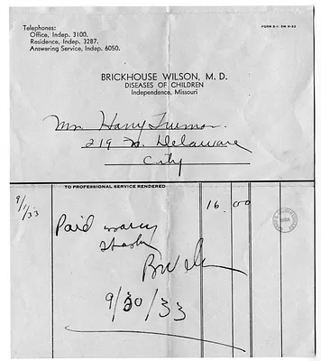 Bill from Dr. Brickhouse Wilson