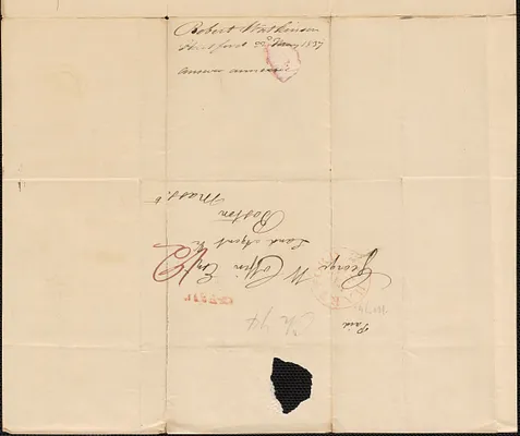 Robert Watkinson to George Coffin, 22 May 1837