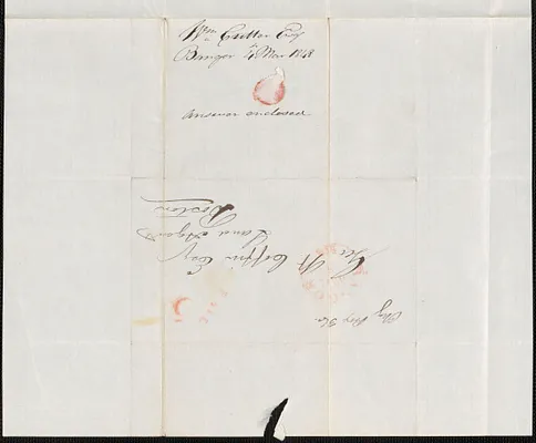 William Cutter to George Coffin, 4 March 1848