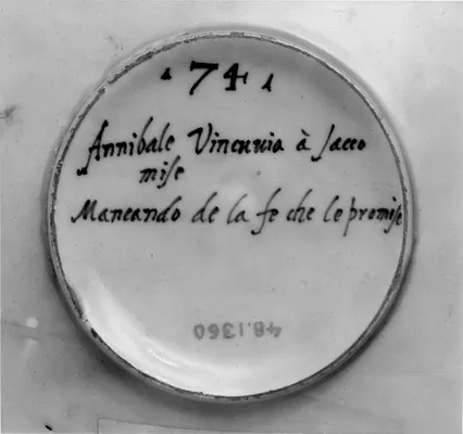 Plate with Hannibal Sacking Venusia