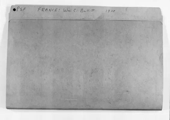 France - Bullitt, William C., 1938