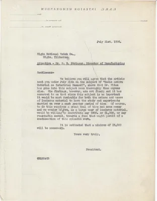 Letters Sent to P.E. Stringer, July 21, 1926