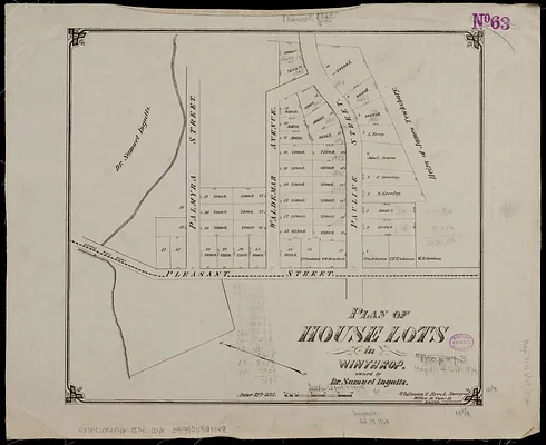 Plan of house lots in Winthrop