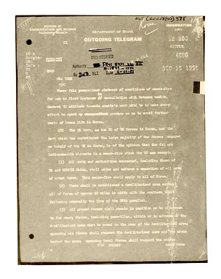 Telegram from Secretary of State Dean Acheson to the United States Delegation to the United Nations