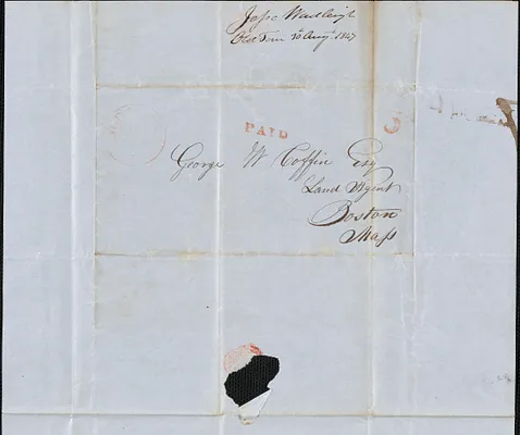 Jesse Wadleigh to George Coffin, 30 August 1847