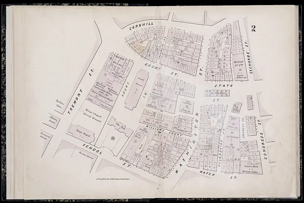Plan of the city of Boston