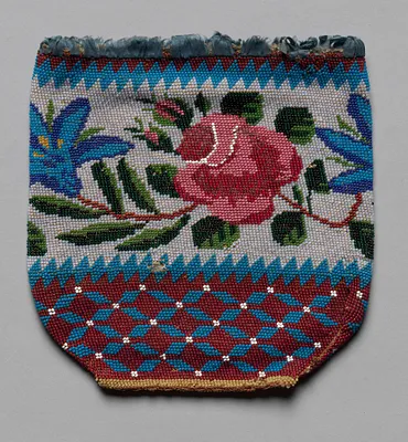 Beaded Bag (floral motif)
