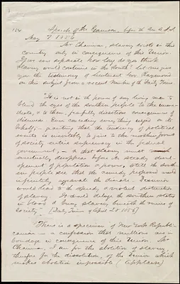Speech before the Am. A. S. S. [American Anti-Slavery Society] by William Lloyd Garrison, May 7, 1856