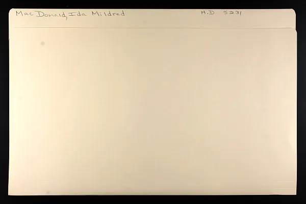 MacDonald, Ida Mildred