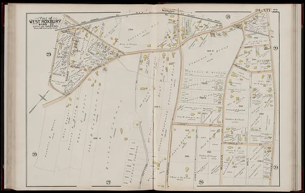 Atlas of the city of Boston, West Roxbury, Mass., volume six : from actual surveys and official plans
