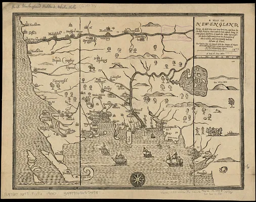 A map of New-England