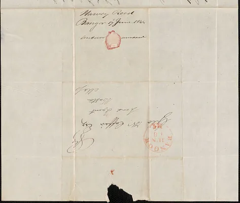 Harvey Reed to George Coffin, 17 June 1844