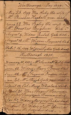 List of Deaths, 1799-1823