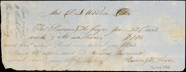 Miscellaneous household receipts
