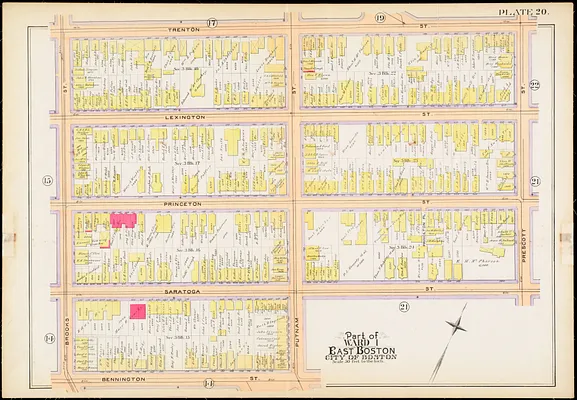 Atlas of the city of Boston : East Boston, Mass.