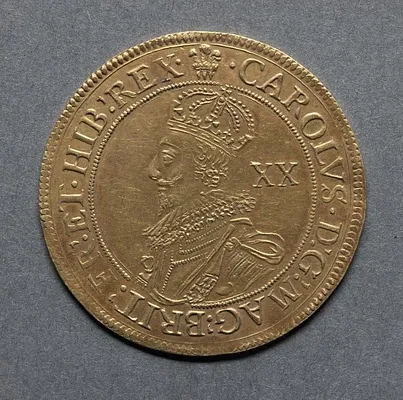 Unite: Charles I (obverse)