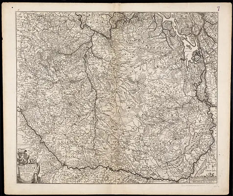 Tabula ducatus Brabantiae continens Marchionatum sacri imperii et dominium Mechliniense